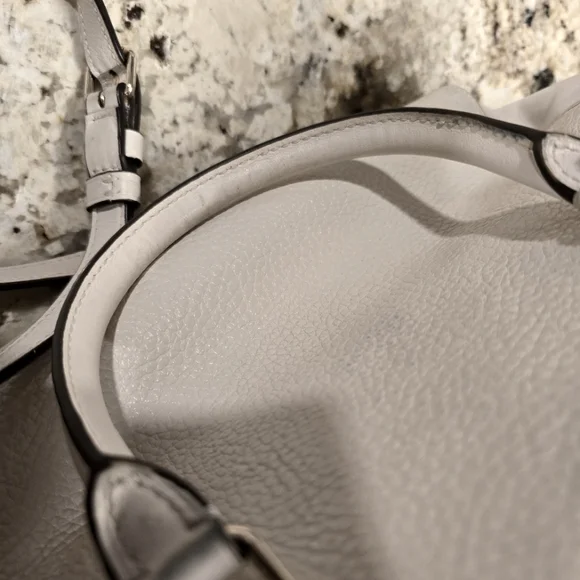 Coach Blake Carry All Purse in Cream Ivory Leather Crossbody or Shoulder - Picture 8 of 16